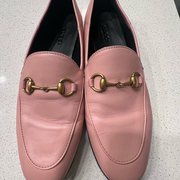 Gucci Women’s Leather Horsebit Loafer 37 Perfect Pink - Picture 6 of 16